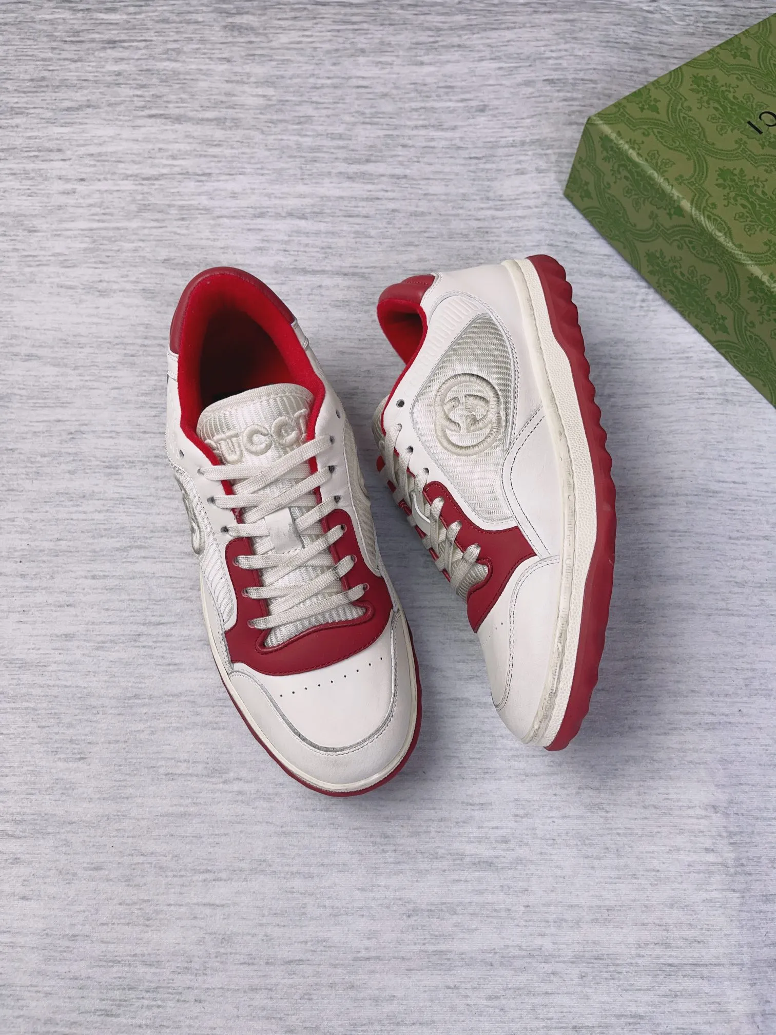 👟👟Ex-factory price 600👟👟 👑The top version of Gucci's latest popular MAC80 sneakers on the market, women's 35-40, men's 39-45 👏👏👏Welcome all bosses to compare and provide guidance...